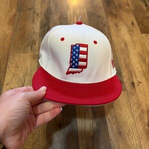 Adidas Indiana  Red and White Star Cap sz 7.5